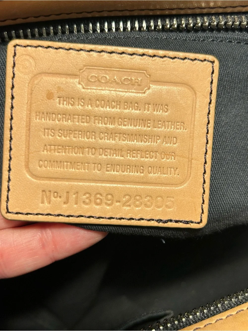 Coach Black Croc Embossed Carryall Satchel Tote Bleecker 28305 hang tags RARE